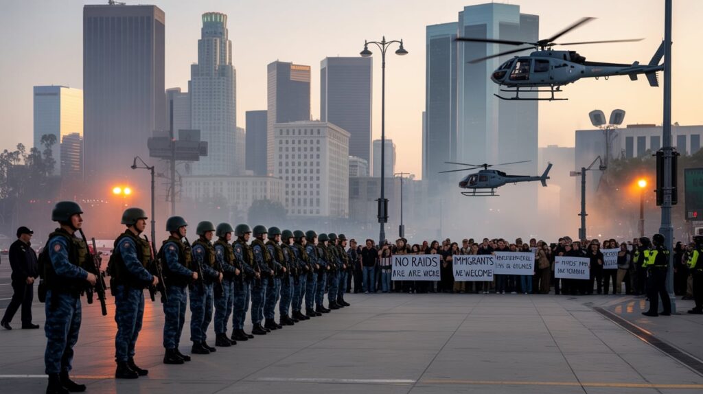 Trump Sends National Guard to Los Angeles as Immigration Protests Escalate