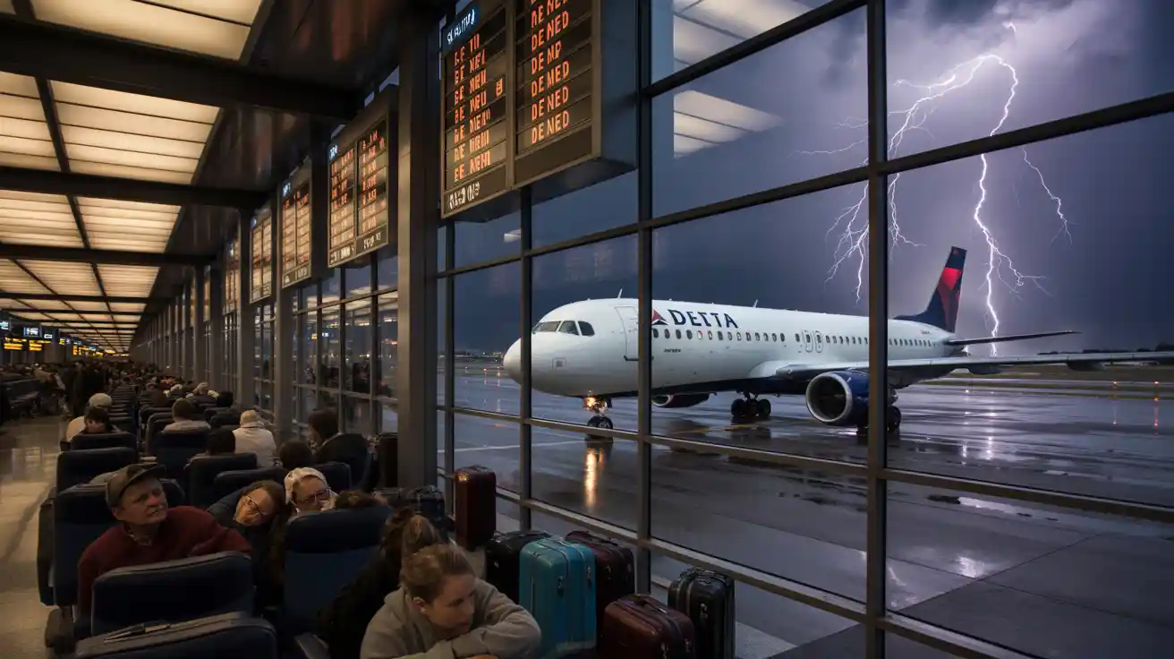 Chaos at Hartsfield-Jackson: Hundreds of Flights Delayed After Severe Hailstorm