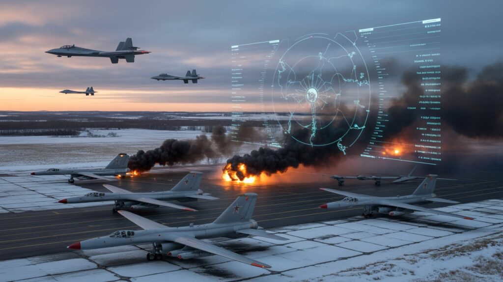 German Officials Ukrainian Strike Damaged 10% of Russia's Strategic Bomber Fleet