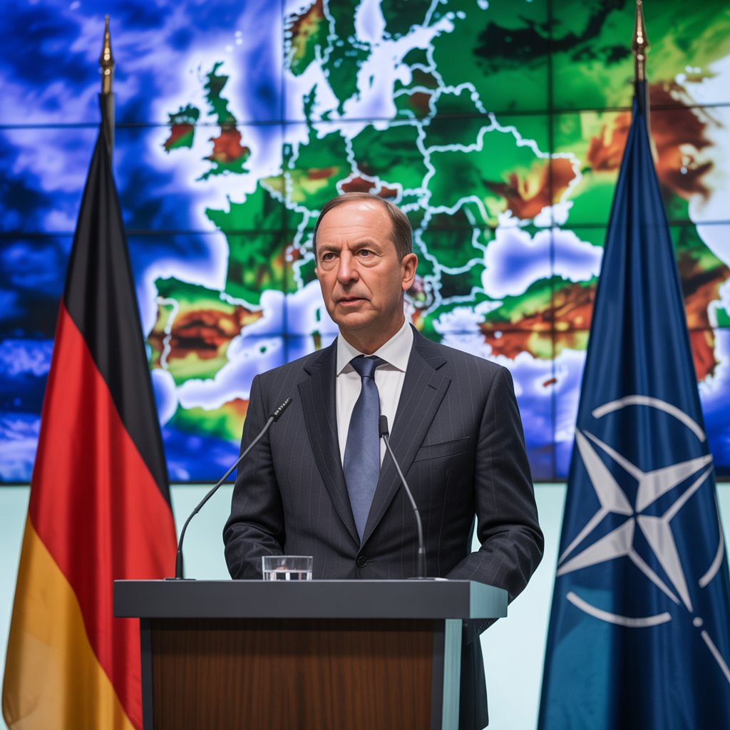 Germany’s Merz Criticizes U.S. Lawmakers for Underestimating Russia’s Military Buildup