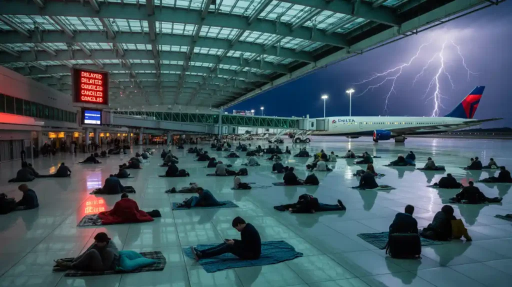 Chaos at Hartsfield-Jackson: Hundreds of Flights Delayed After Severe Hailstorm