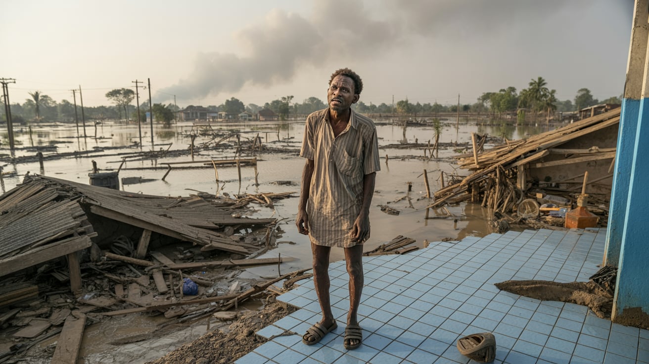I stood helpless as the floodwaters swept my family away in Nigeria
