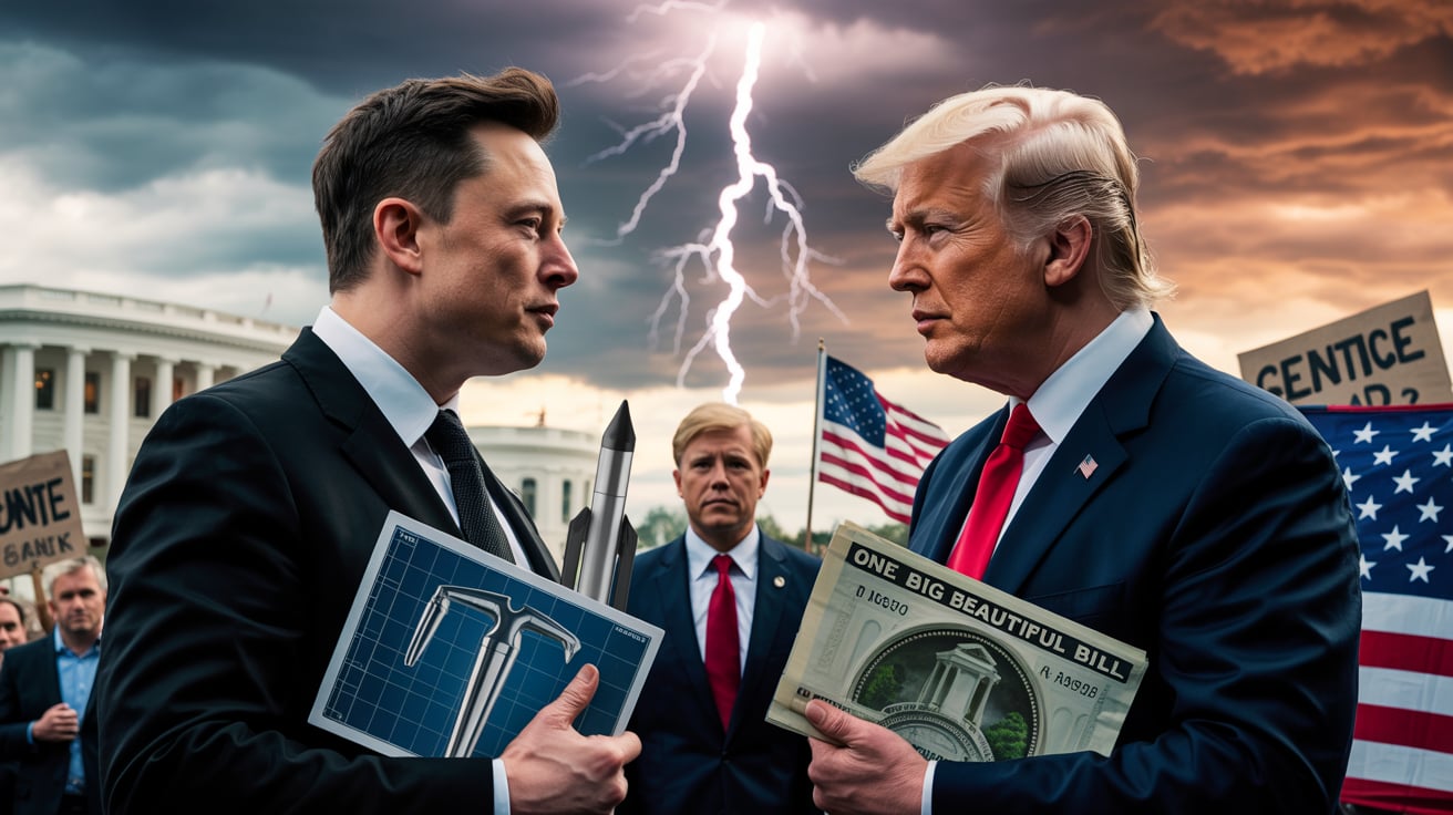 JD Vance has weighed in on the escalating tensions between Elon Musk and Donald Trump