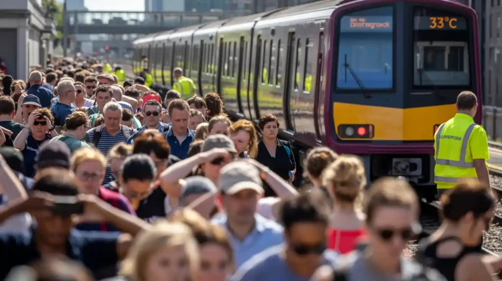London Train Evacuated Amid 33°C 'Heat Hell'