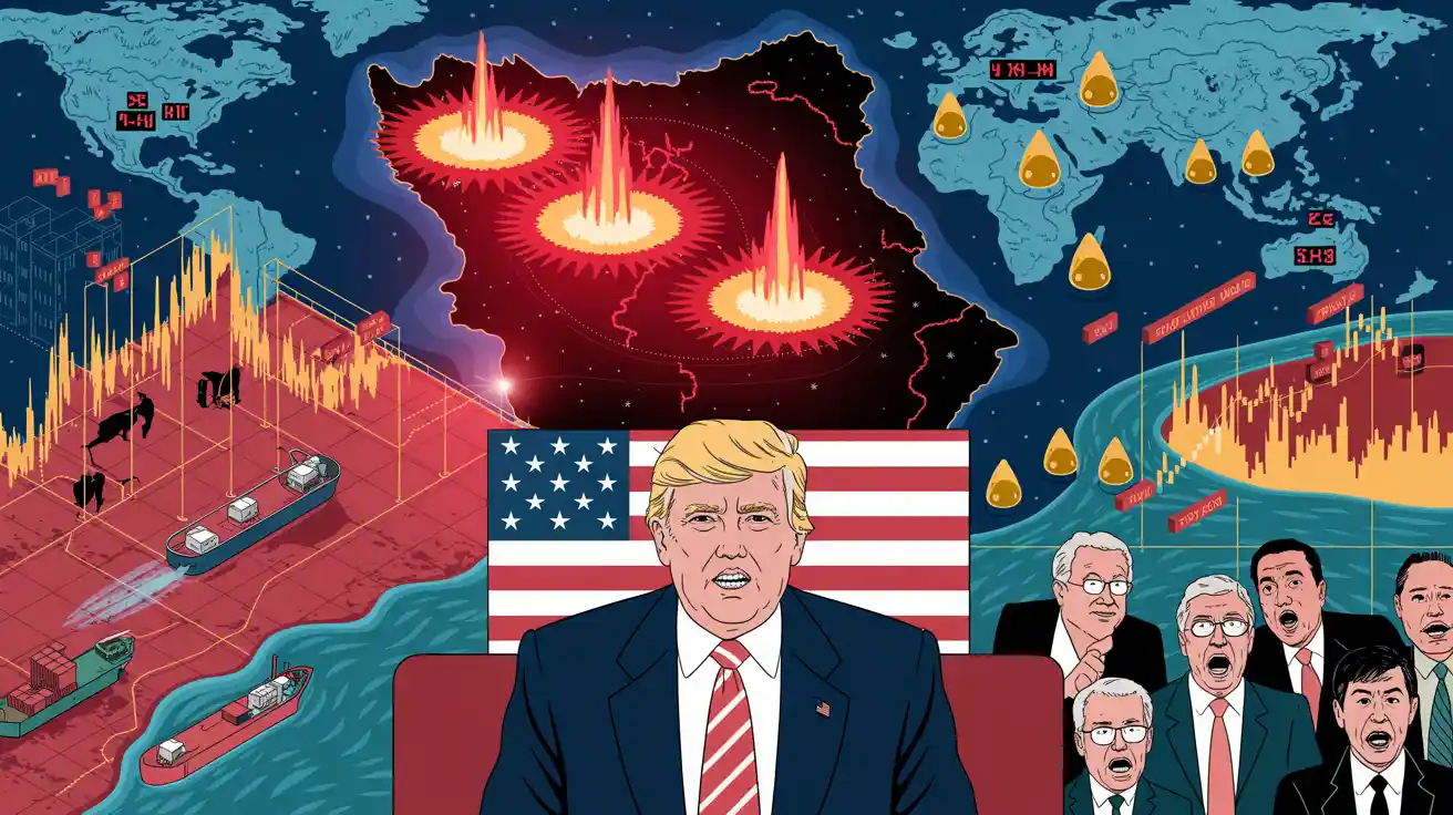 Markets on Edge After Trump-Backed Strikes on Iran’s Nuclear Sites