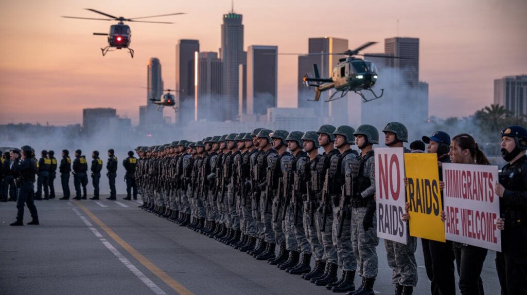Trump Sends National Guard to Los Angeles as Immigration Protests Escalate