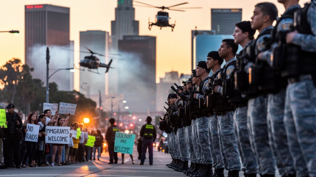 Trump Sends National Guard to Los Angeles as Immigration Protests Escalate