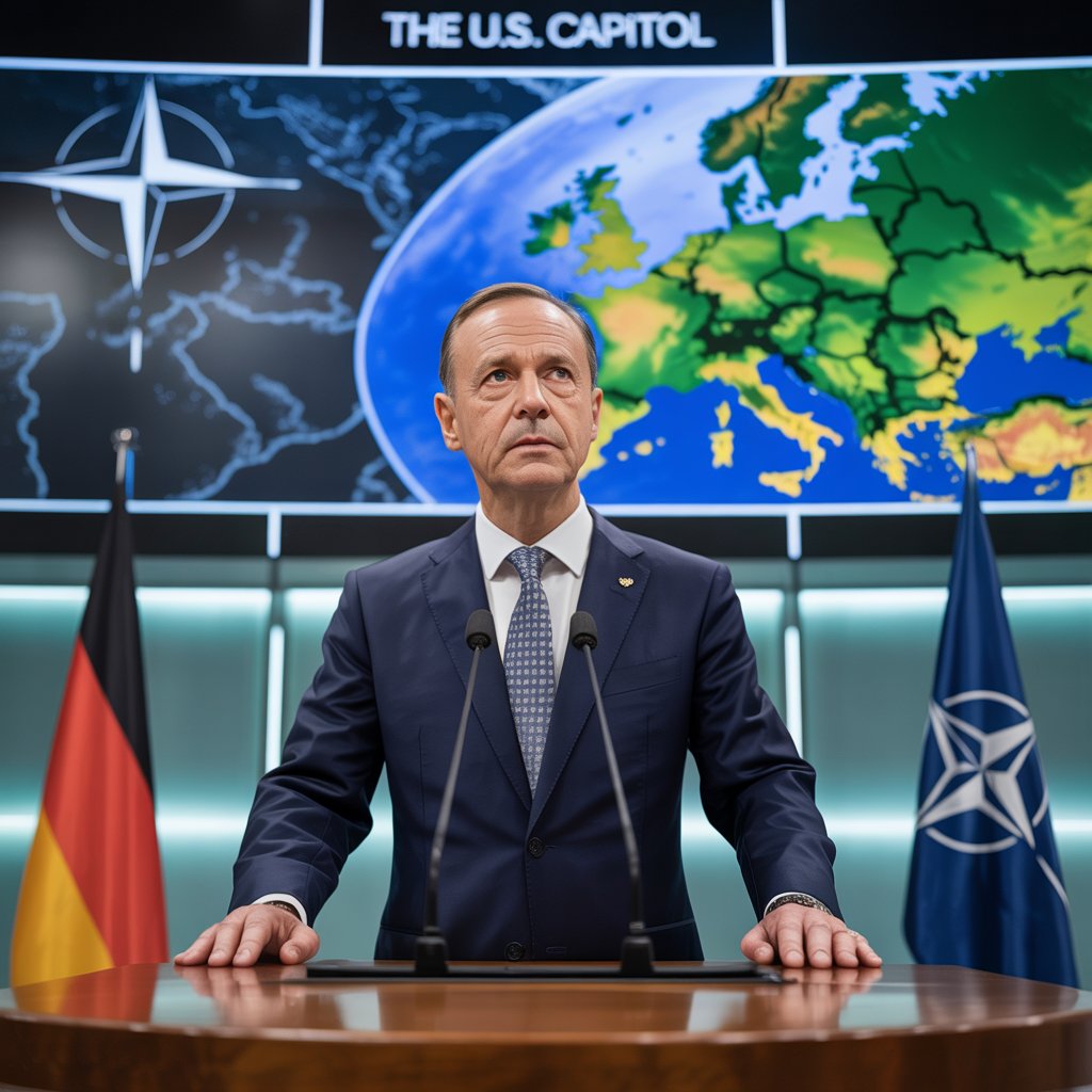 Germany’s Merz Criticizes U.S. Lawmakers for Underestimating Russia’s Military Buildup