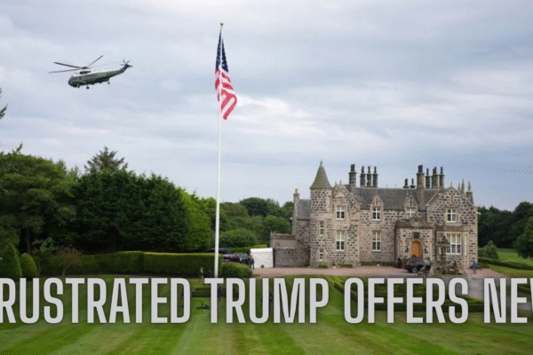 Frustrated Trump Offers New