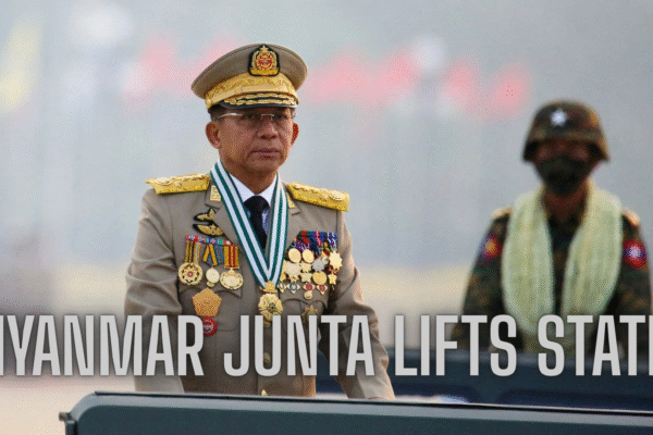 Myanmar Junta Lifts State of Emergency Ahead of Controversial Election Myanmar Junta Lifts State