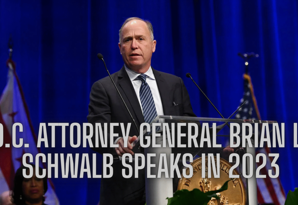 D.C. Attorney General Brian L. Schwalb speaks in 2023