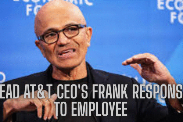 Read AT&T CEO's frank response to employee