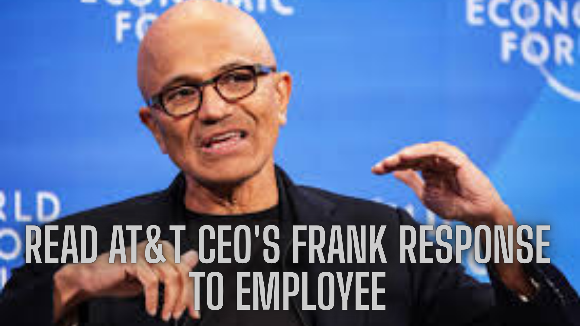 Read AT&T CEO's frank response to employee